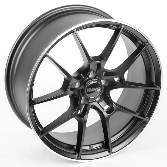 Литые диски 80382 Rays WC001-SK163 18 J8 ET33 5x114.3 73.1 чёрный глянцевый: Фото 5