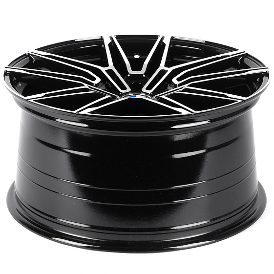 Литые диски 82150 BMW F078-SF087 19 J9.5 ET37 5x112 66.56 чёрный + полированные спицы: Фото 7