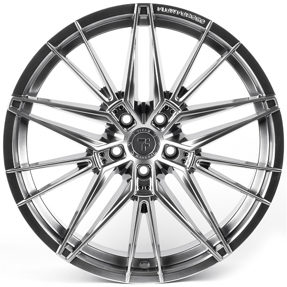 Литые диски 82541 Titan F9830 19 J8.5 ET38 5x108 73.1 серебро тёмное: Фото 1