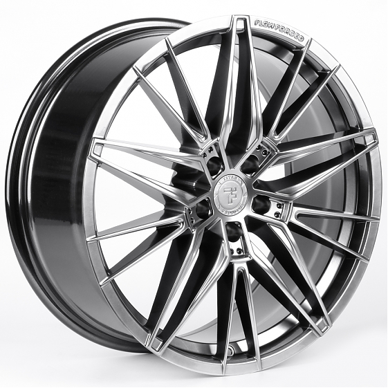 Литые диски 82541 Titan F9830 19 J8.5 ET38 5x108 73.1 серебро тёмное: Фото 4