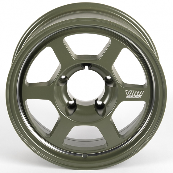 Литые диски 81401 Rays 61143-VR10 16 J6.5 ET-25 5x139.7 108.1 зелёный матовый + полировка: Фото 3