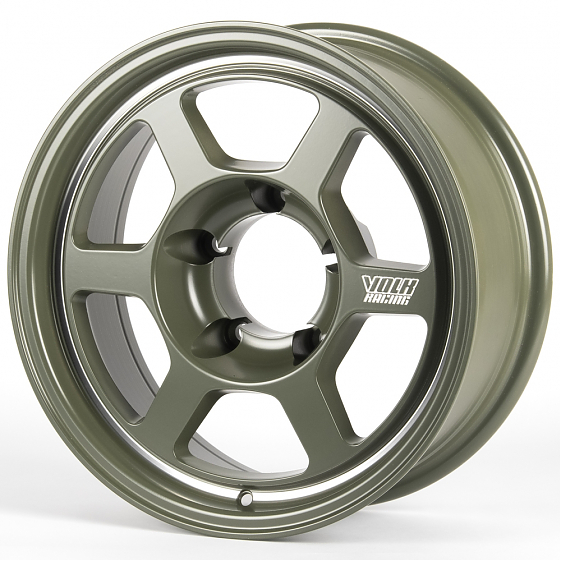 Литые диски 81401 Rays 61143-VR10 16 J6.5 ET-25 5x139.7 108.1 зелёный матовый + полировка: Фото 4
