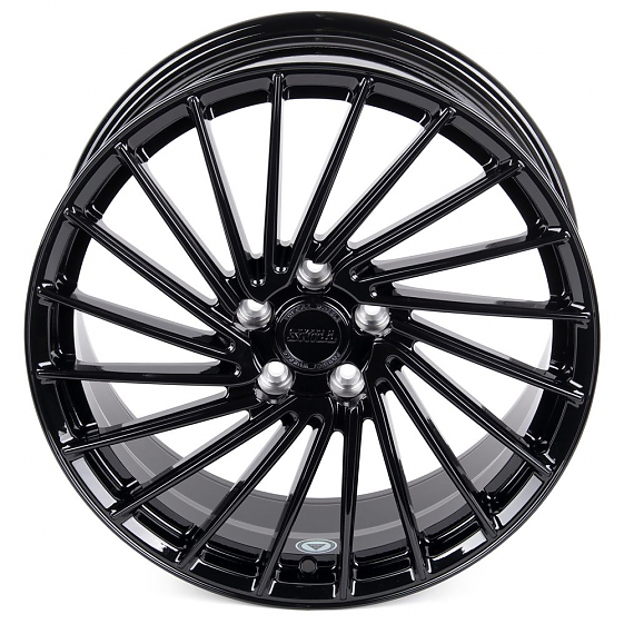 Кованые диски H260124i SKILL SL772-SK317 19 J8.5 ET40 5x114.3 73.1 чёрный глянцевый: Фото 3