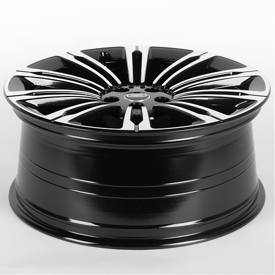 Литые диски 81521 Land Rover 1253X-SL096 22 J9.5 ET42.5 5x120 72.6 чёрный + полированные спицы: Фото 7