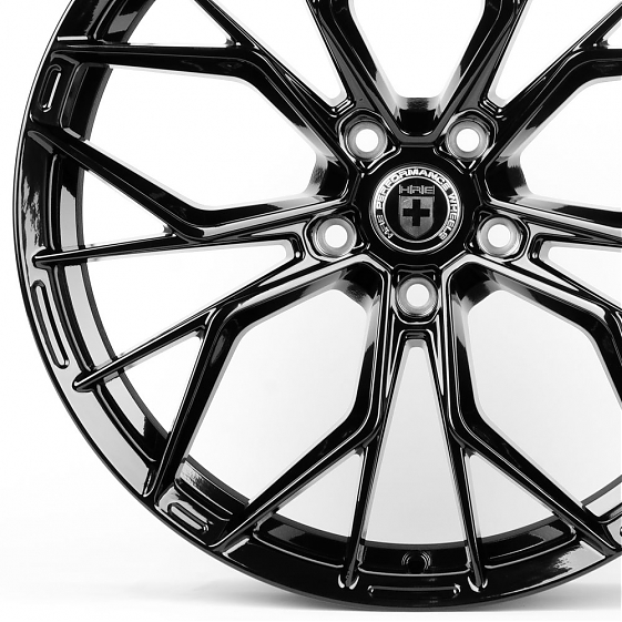 Литые диски 80605 HRE F010-CS255 19 J8.5 ET35 5x114.3 73.1 чёрный: Фото 2