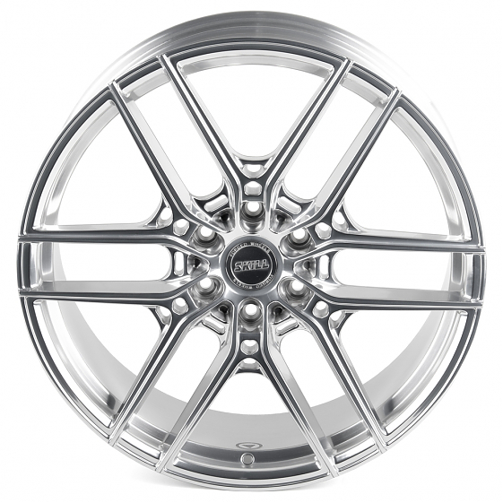 Кованые диски H240602K SKILL SV906-SL251 22 J9 ET50 6x139.7 95.1 зеркальная полировка: Фото 3