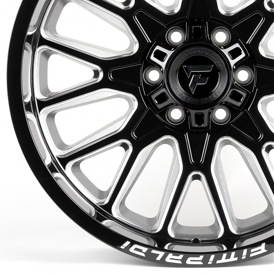 Литые диски 81283 Fittipaldi FA18BM-DS218 20 J10 ET-19 6x135/6x139.7 106.1 чёрный глянцевый + полиро: Фото 2
