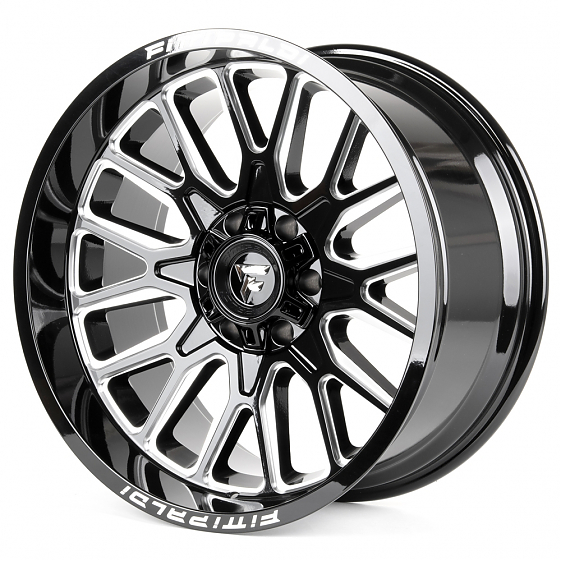 Литые диски 81283 Fittipaldi FA18BM-DS218 20 J10 ET-19 6x135/6x139.7 106.1 чёрный глянцевый + полиро: Фото 5