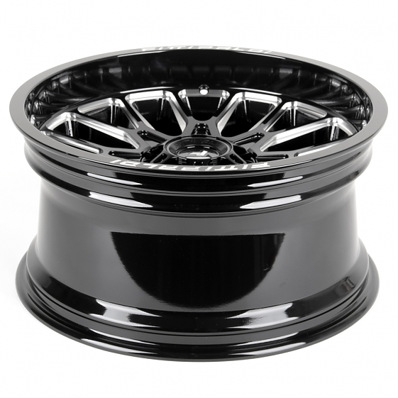 Литые диски 81283 Fittipaldi FA18BM-DS218 20 J10 ET-19 6x135/6x139.7 106.1 чёрный глянцевый + полиро: Фото 7