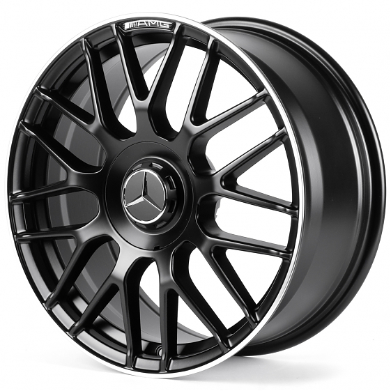 Литые диски 82589 Mercedes-Benz IVF-3368-H3368F 18 J8 ET36 5x112 66.56 чёрный матовый + полированный: Фото 5