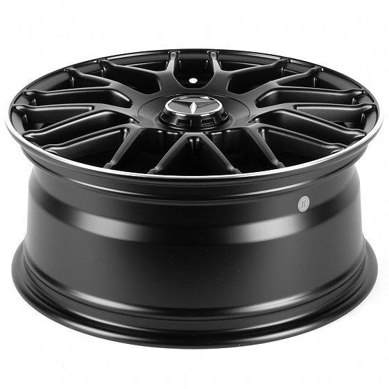 Литые диски 82589 Mercedes-Benz IVF-3368-H3368F 18 J8 ET36 5x112 66.56 чёрный матовый + полированный: Фото 7