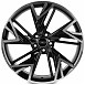 Кованые диски 0923-70 PTRACING HJ922-SV451 20 J9 ET28 5x112 66.45 чёрный + полированные спицы