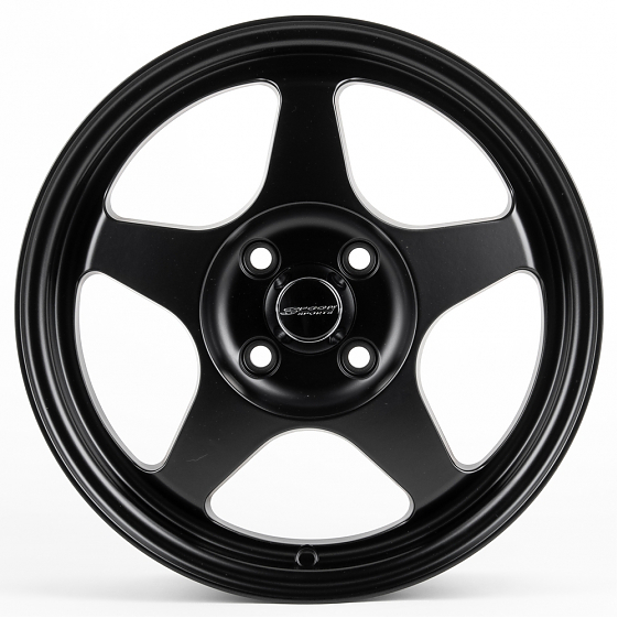 Литые диски 81359 SPOON 5092X-DS162 15 J6.5 ET35 4x100 73.1 чёрный матовый: Фото 1