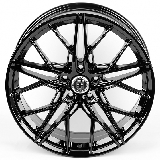 Литые диски 80796 HRE TC06-SK176 19 J8.5 ET35 5x112 66,56 чёрный глянцевый: Фото 3