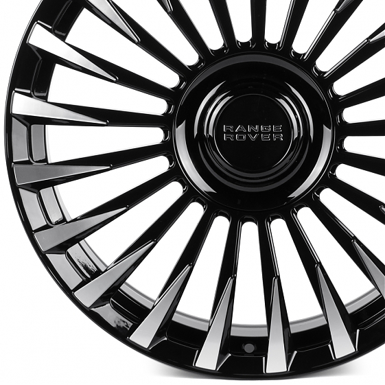 Кованые диски 0923-86 PTRACING DS190X-CS412 20 J9 ET35 5x120 72.56 чёрный + полированные спицы: Фото 2