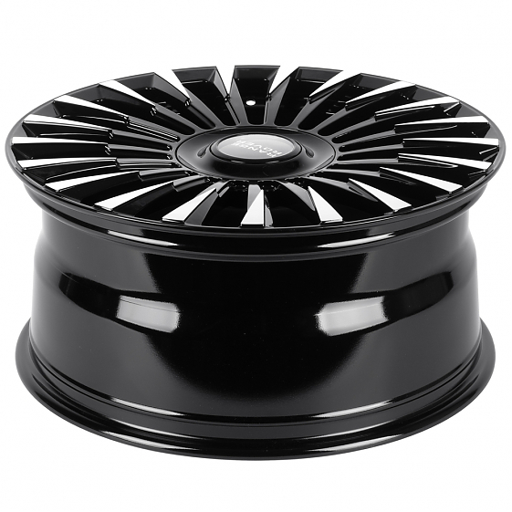 Кованые диски 0923-86 PTRACING DS190X-CS412 20 J9 ET35 5x120 72.56 чёрный + полированные спицы: Фото 7