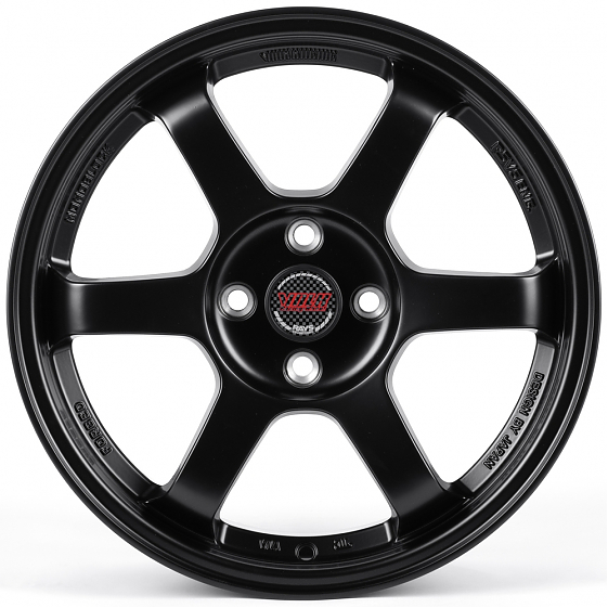 Литые диски 82308 Rays 166-SF045 16 J7 ET40 4x100 73.1 чёрный матовый: Фото 1