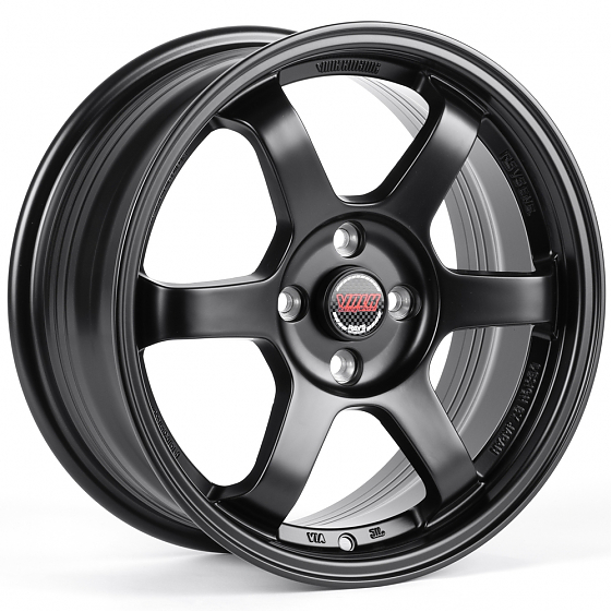 Литые диски 82308 Rays 166-SF045 16 J7 ET40 4x100 73.1 чёрный матовый: Фото 4