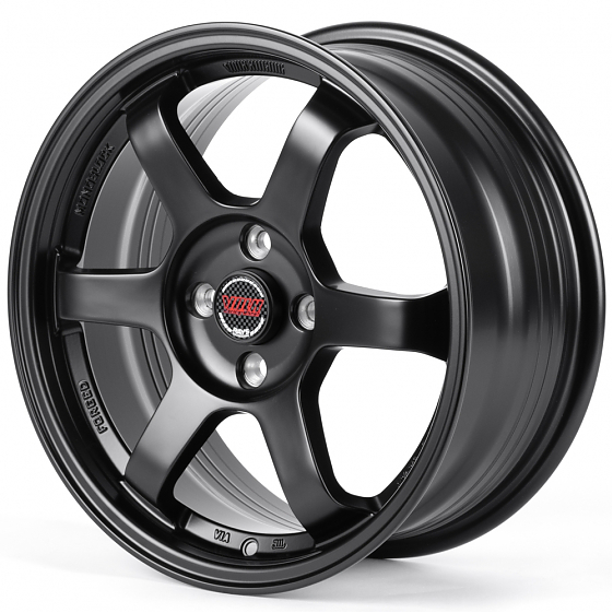 Литые диски 82308 Rays 166-SF045 16 J7 ET40 4x100 73.1 чёрный матовый: Фото 5