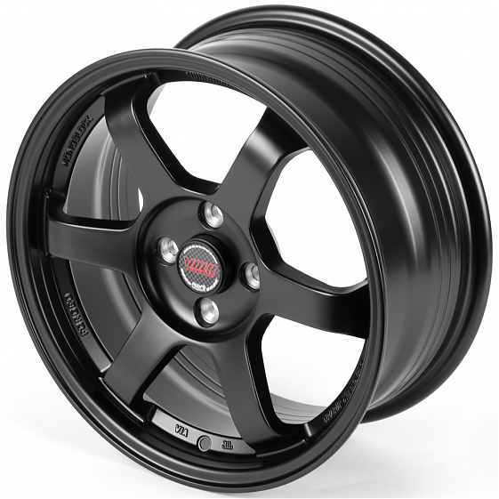 Литые диски 82308 Rays 166-SF045 16 J7 ET40 4x100 73.1 чёрный матовый: Фото 6