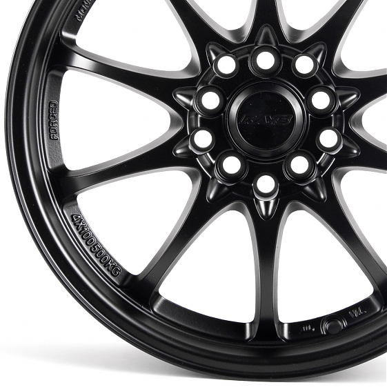 Литые диски 81537 10843-SL032 16 J7 ET35 5x100/5x114.3 73.1 чёрный матовый: Фото 2