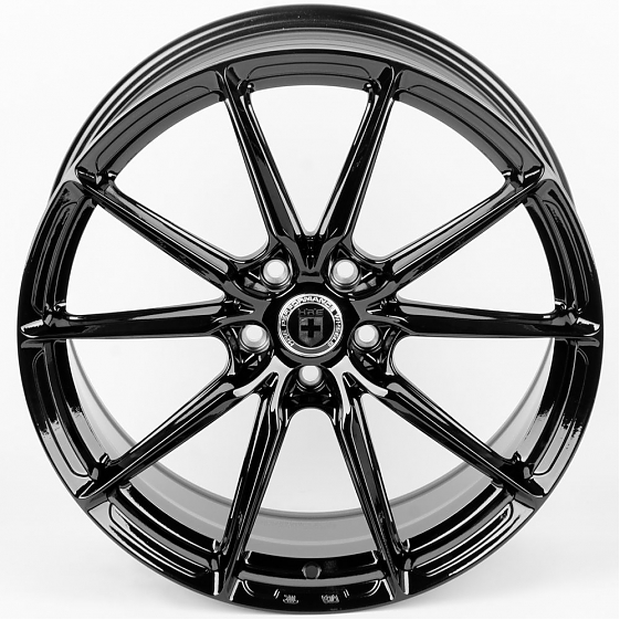 Литые диски 80562 HRE DQ015-SK176 19 J8.5 ET35 5x108 73.1 чёрный: Фото 3