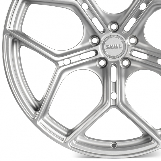 Кованые диски H250924S SKILL SL518-SK365 22 J10 ET15 5x112 66.5 серебро матовое: Фото 2