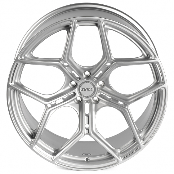 Кованые диски H250924S SKILL SL518-SK365 22 J10 ET15 5x112 66.5 серебро матовое: Фото 3