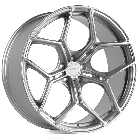 Кованые диски H250924S SKILL SL518-SK365 22 J10 ET15 5x112 66.5 серебро матовое: Фото 4