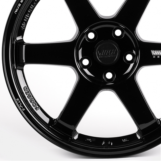 Литые диски 81996 Rays 6511X-CT492 18 J8 ET40 5x100 73.1 чёрный глянцевый: Фото 2