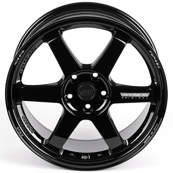 Литые диски 81996 Rays 6511X-CT492 18 J8 ET40 5x100 73.1 чёрный глянцевый: Фото 3