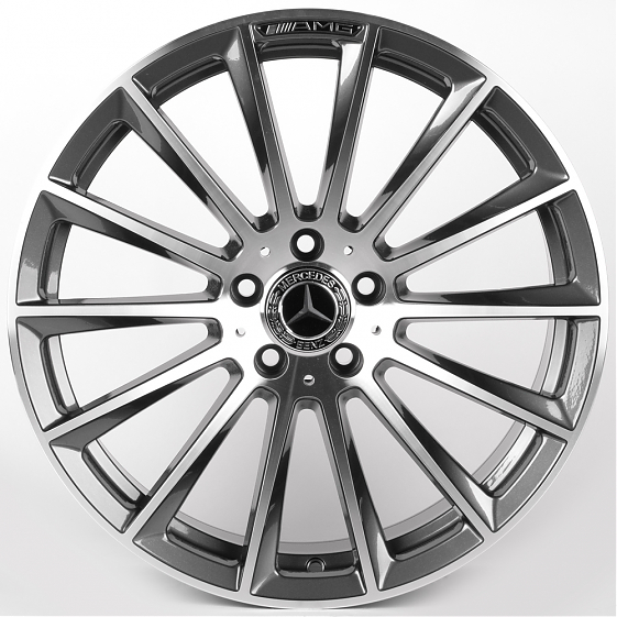 Литые диски 81846 Mercedes-Benz IVF-3061-CT508 19 J8.5 ET36 5x112 66.5 графит + полированные спицы: Фото 1