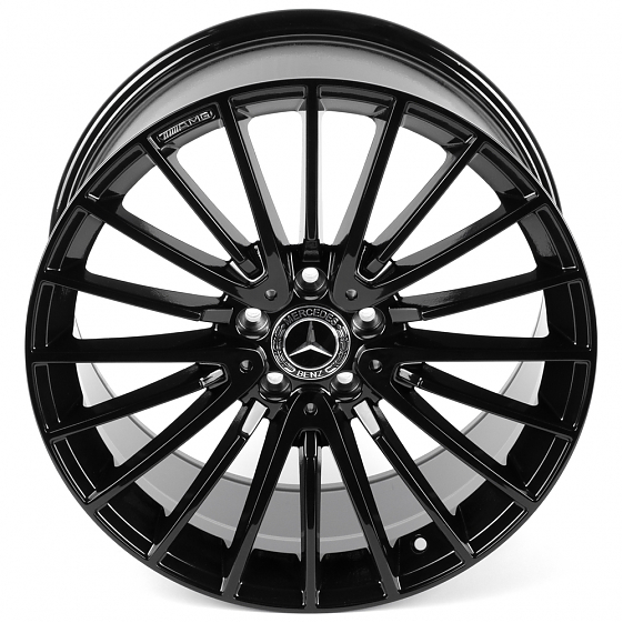 Литые диски 82585 Mercedes-Benz IVF-3064-H3064FA 19 J9.5 ET43 5x112 66.5 чёрный глянцевый: Фото 3