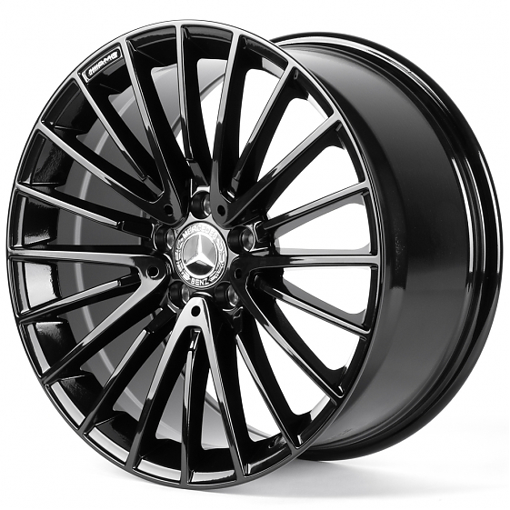 Литые диски 82585 Mercedes-Benz IVF-3064-H3064FA 19 J9.5 ET43 5x112 66.5 чёрный глянцевый: Фото 5