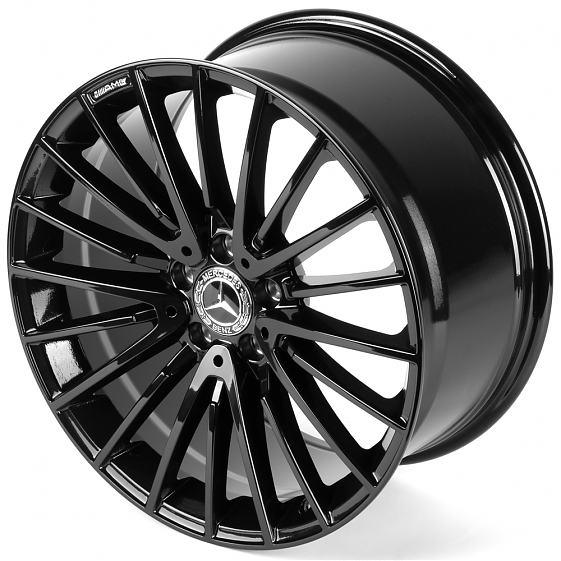 Литые диски 82585 Mercedes-Benz IVF-3064-H3064FA 19 J9.5 ET43 5x112 66.5 чёрный глянцевый: Фото 6