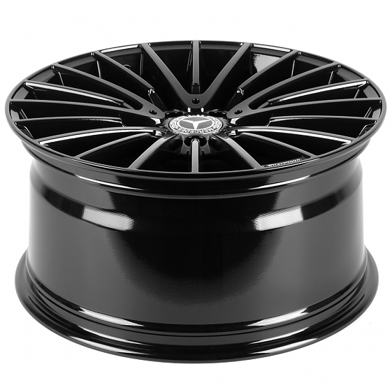 Литые диски 82585 Mercedes-Benz IVF-3064-H3064FA 19 J9.5 ET43 5x112 66.5 чёрный глянцевый: Фото 7