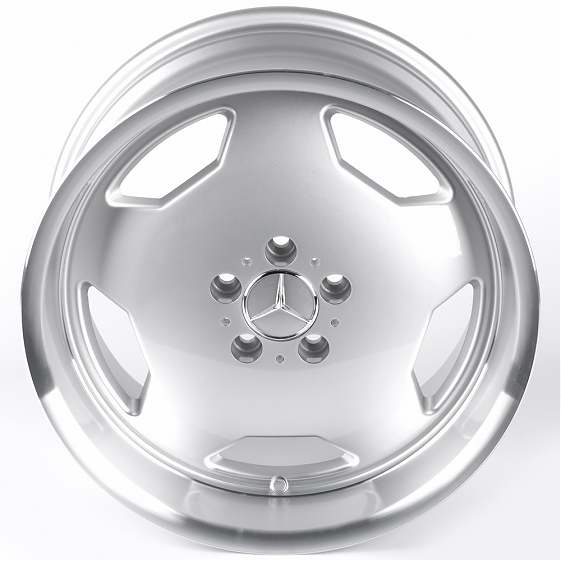 Литые диски 82044 Mercedes-Benz iV-1406-CT492 18 J8 ET35 5x112 66.56 серебро + полированный обод: Фото 3