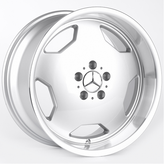 Литые диски 82044 Mercedes-Benz iV-1406-CT492 18 J8 ET35 5x112 66.56 серебро + полированный обод: Фото 4