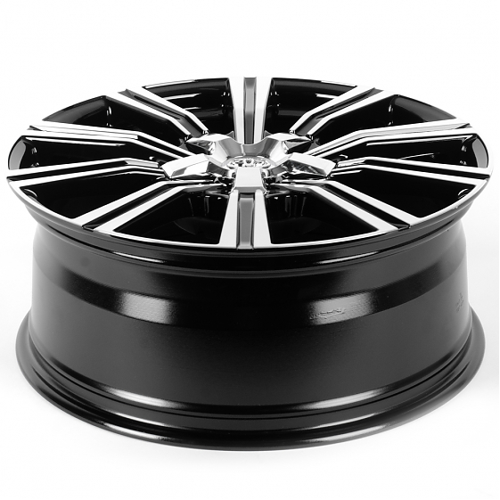 Литые диски 81687 Toyota FC937-CT538 21 J8.5 ET45 5x150 110.1 чёрный + полированные спицы: Фото 7