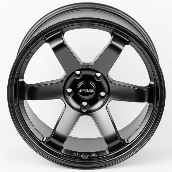 Литые диски 80600 Rays E500-SL054 18 J9.5 ET24 5x114.3 73.1 чёрный матовый: Фото 3