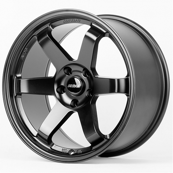 Литые диски 80600 Rays E500-SL054 18 J9.5 ET24 5x114.3 73.1 чёрный матовый: Фото 5