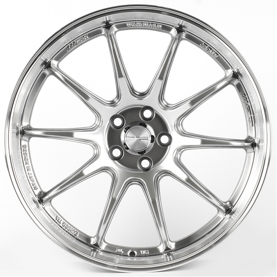 Литые диски 81707 WORK EMOTION FC8021-CT493 18 J8.5 ET35 5x100 73.1 серебро тёмное + полированный об: Фото 1