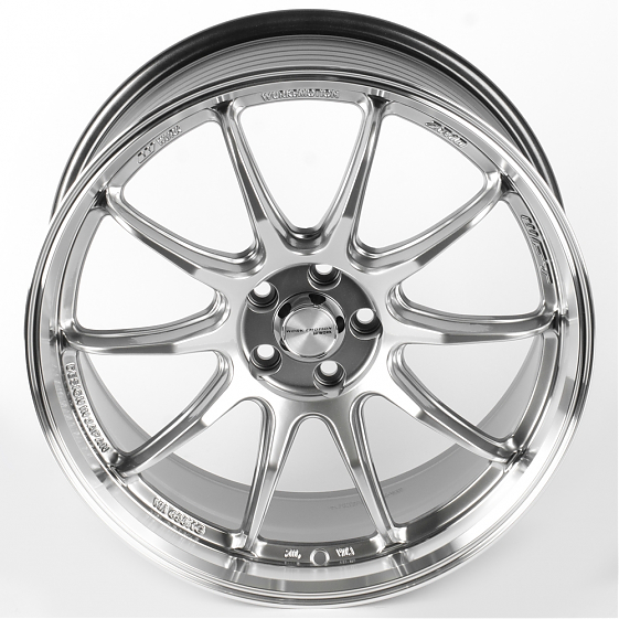 Литые диски 81707 WORK EMOTION FC8021-CT493 18 J8.5 ET35 5x100 73.1 серебро тёмное + полированный об: Фото 3