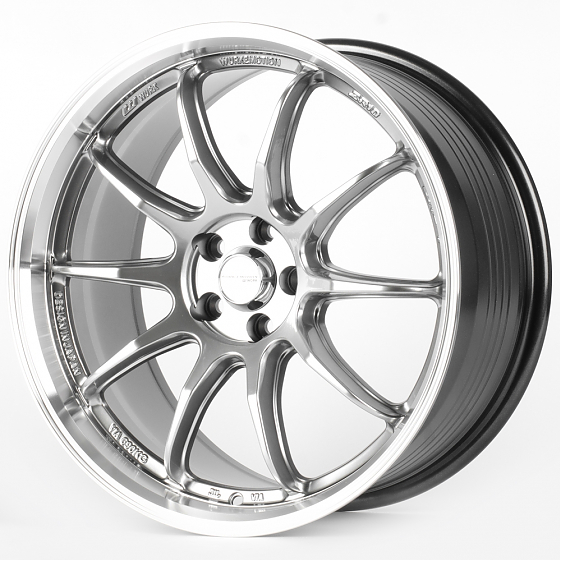 Литые диски 81707 WORK EMOTION FC8021-CT493 18 J8.5 ET35 5x100 73.1 серебро тёмное + полированный об: Фото 5