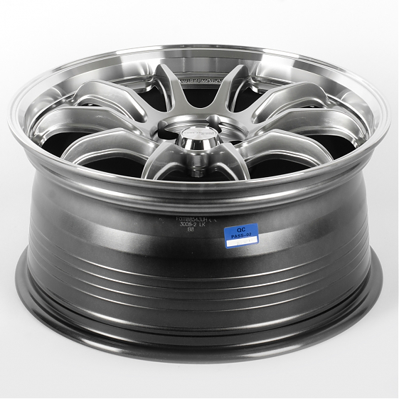 Литые диски 81707 WORK EMOTION FC8021-CT493 18 J8.5 ET35 5x100 73.1 серебро тёмное + полированный об: Фото 7