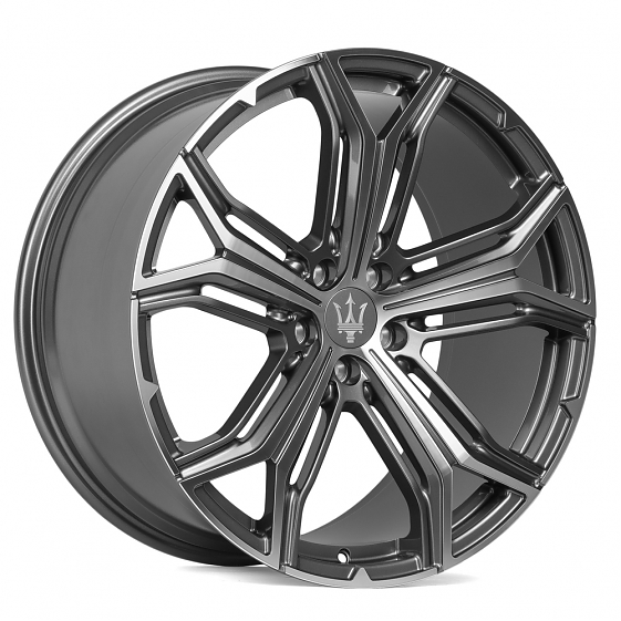 Кованые диски 71357 SL577 21 J10.5 ET53 5x114.3 67.1 графит + полированные спицы: Фото 2