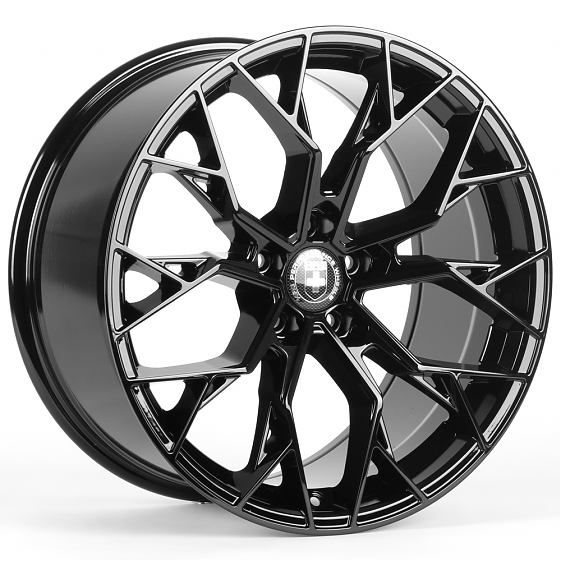 Литые диски 81602 HRE 2754-FG597 19 J9.5 ET40 5x112 66,56 чёрный глянцевый: Фото 4