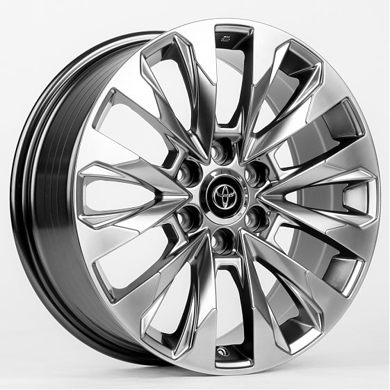 Литые диски 81517 Toyota/Lexus 1183D-SL074 20 J8 ET60 6x139.7 95.1 серебро тёмное: Фото 5