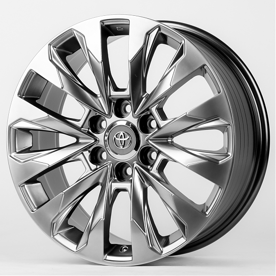 Литые диски 81517 Toyota/Lexus 1183D-SL074 20 J8 ET60 6x139.7 95.1 серебро тёмное: Фото 7