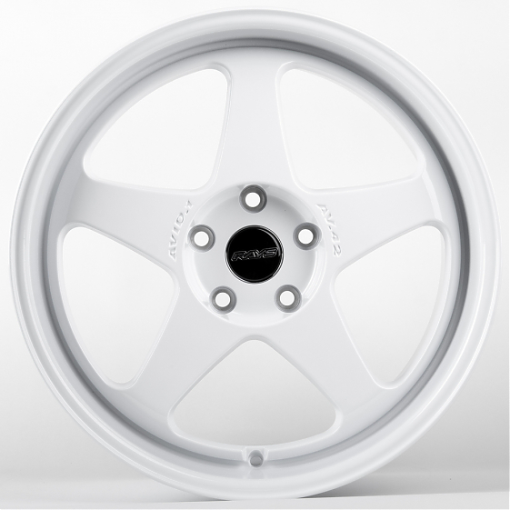 Литые диски 81076 Rays E6221-DS194 18 J9.5 ET35 5x114.3 73.1 белый: Фото 1